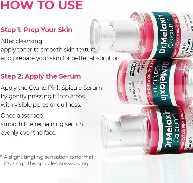 Dr. Melaxin Cemenrete Cyano Pink Spicule Serum 30 ml