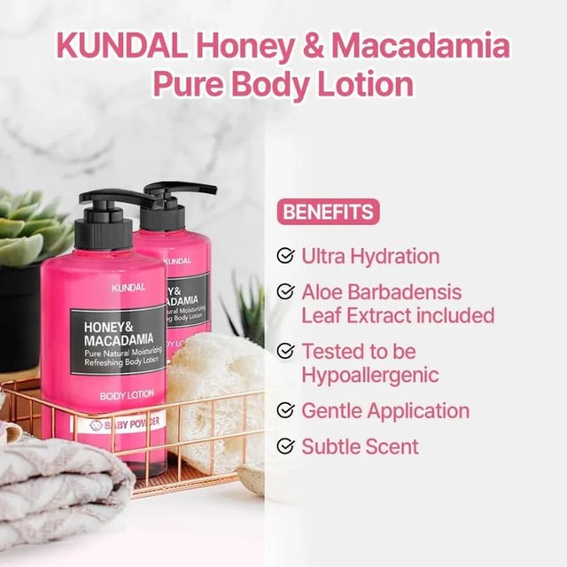 Kundal Honey & Macadamia Pure Body Lotion 500ml, photo 4