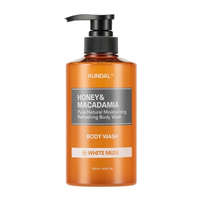 Kundal Honey & Macadamia Pure Body Wash 500ml, White Musk, photo 3