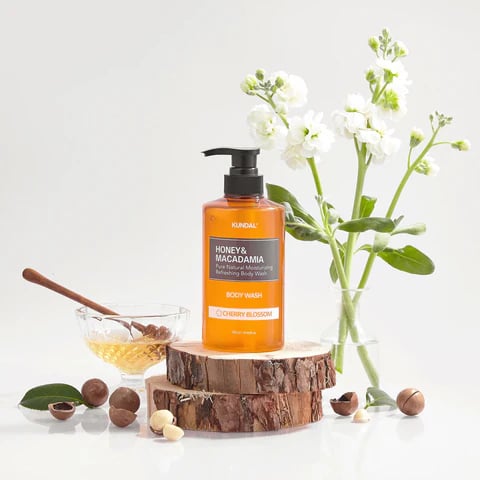 Kundal Honey & Macadamia Pure Body Wash 500ml, Amber Vanilla, photo 5