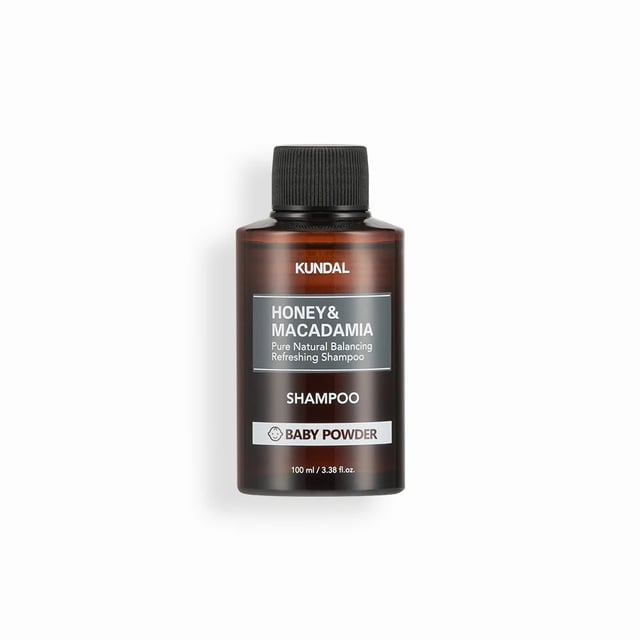 Kundal Mini Honey & Macadamia Nature Shampoo 100ml Baby Powder