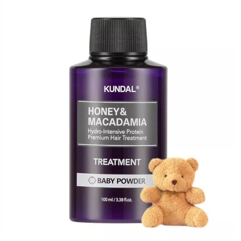 Kundal Mini Honey & Macadamia Protein Treatment 100ml Baby Powder