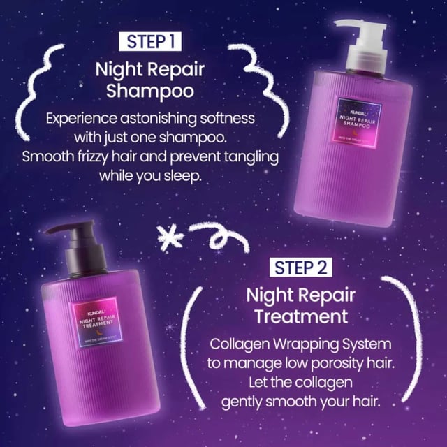Kundal Night Repair Hair Care Set Into the Dream, photo 2