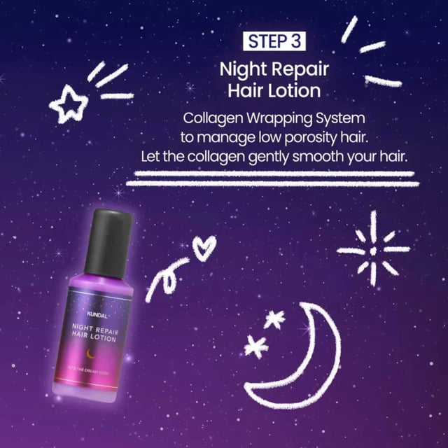 Kundal Night Repair Hair Care Set Into the Dream, photo 3