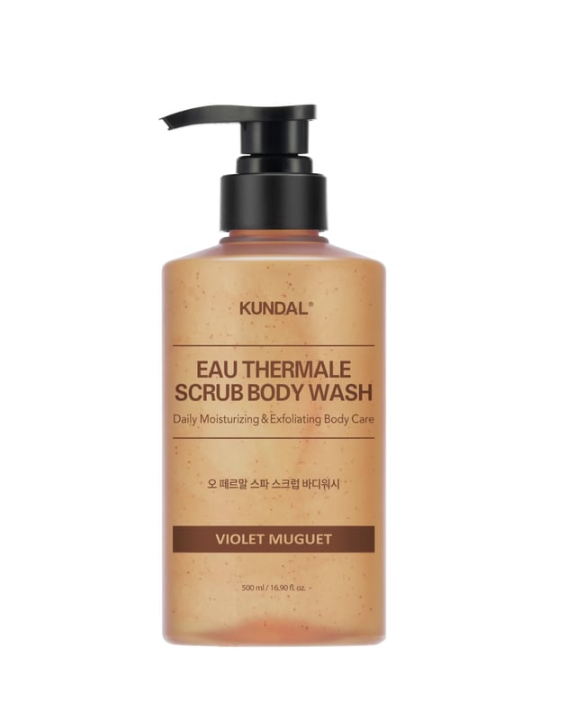 Kundal Scrub Body Wash 500ml, Violet Muguet