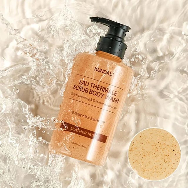 Kundal Scrub Body Wash 500ml, Leather Iris, photo 8