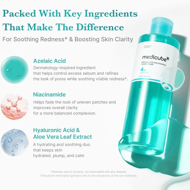 Medicube Azelaic Acid Niacinamide Clear Toner, photo 3