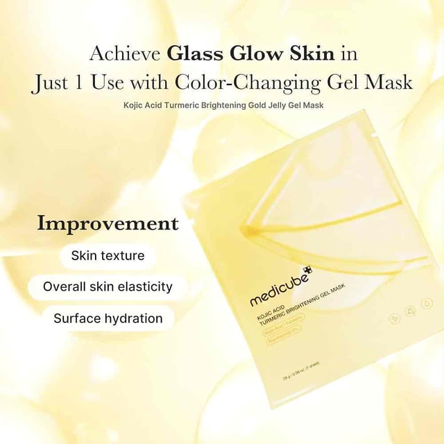 Medicube Kojic Acid Turmeric Brightening Gel Mask, photo 2
