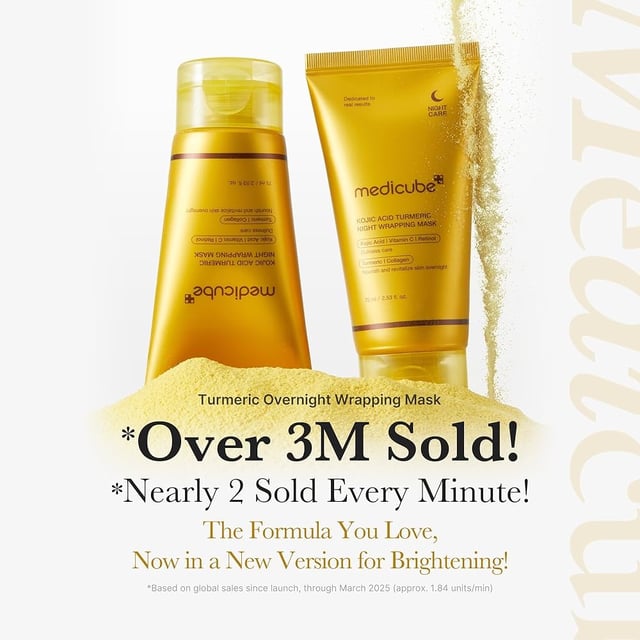 Medicube Kojic Acid Turmeric Night Wrapping Mask 75ml, photo 3