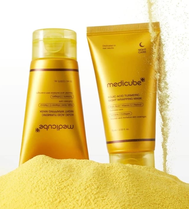 Medicube Kojic Acid Turmeric Night Wrapping Mask 75ml, photo 4