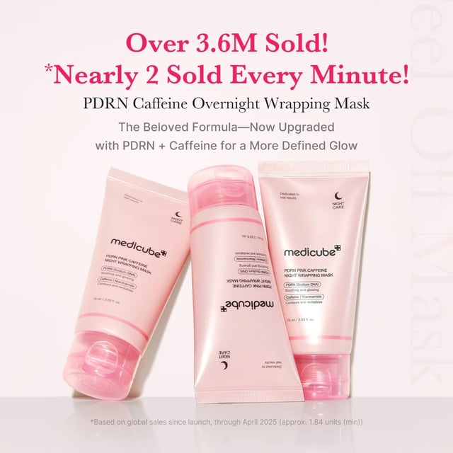 Medicube PDRN Pink Caffeine Night Wrapping Mask, photo 3