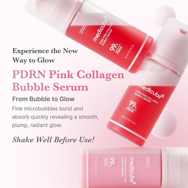 Medicube PDRN Pink Collagen Bubble Serum, photo 4