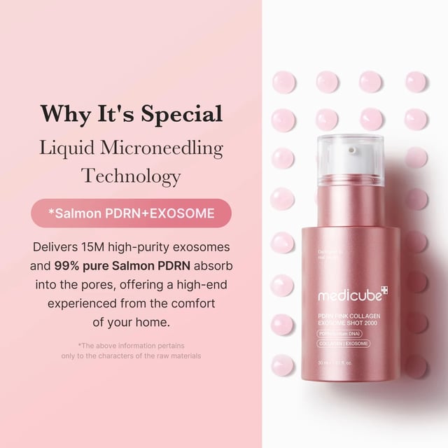 Medicube PDRN Pink Exosome Shot Serum 2000, 30ml, photo 3