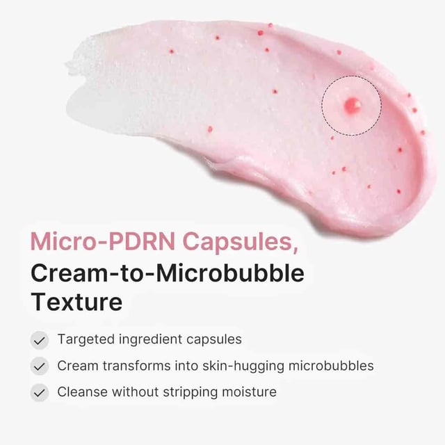 Medicube PDRN Pink Glutathione Capsule Cleansing Foam, photo 2