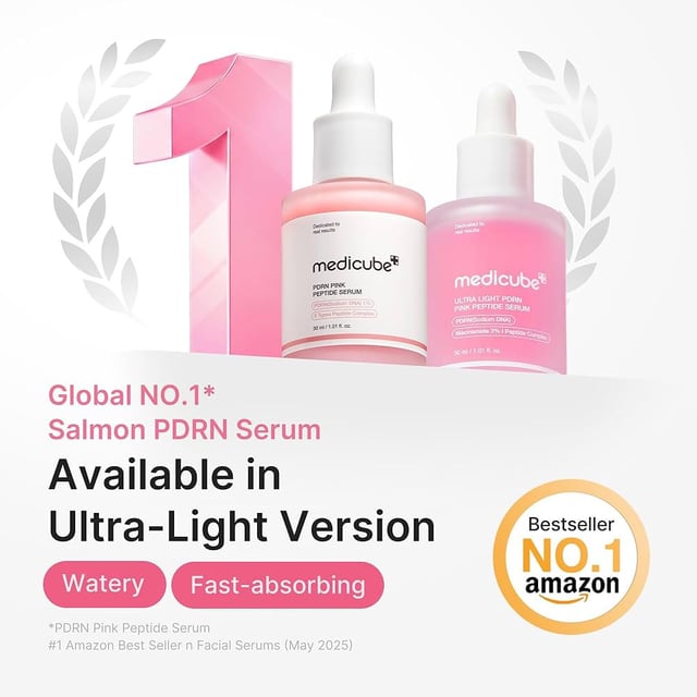Medicube Ultra Light PDRN Pink Peptide Serum 30ml, photo 2