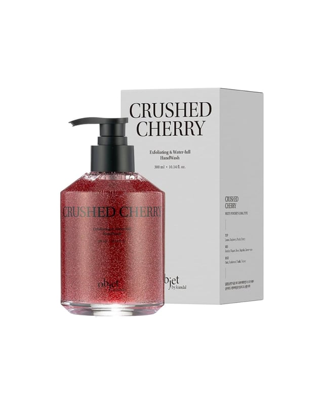 Objet by Kundal Exfoliating & Waterfull Hand Wash 300ml, Crushed Cherry