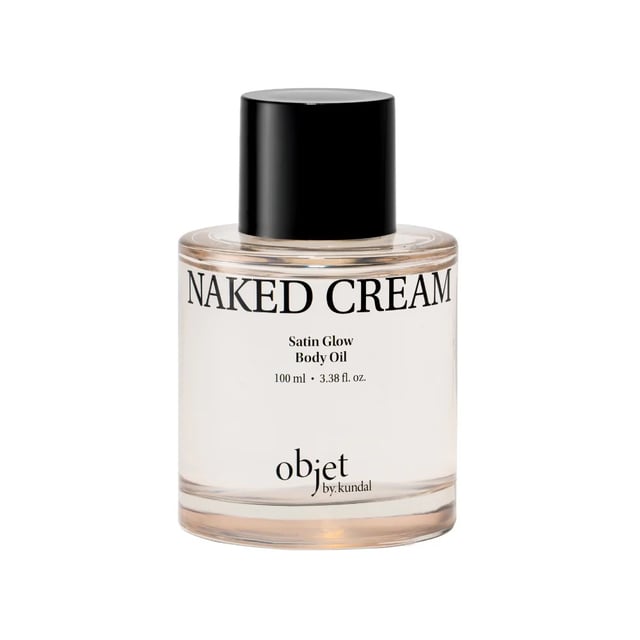 Objet by Kundal Satin Glow Body Oil, Naked Cream