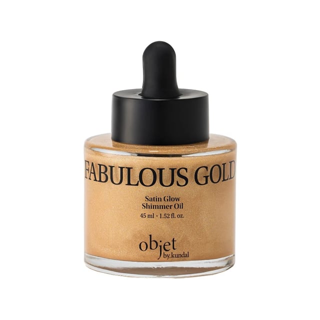 Objet by Kundal Satin Glow Shimmer Oil 45ml, Fabulous Gold, photo 11